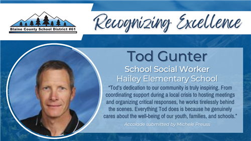 Recognizing Excellence: Tod Gunter